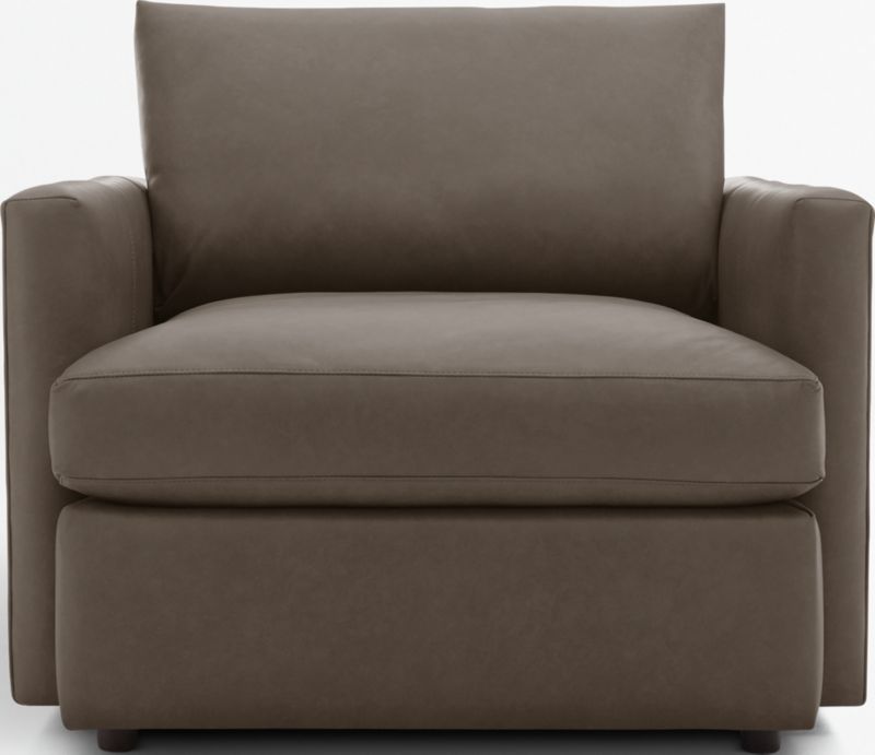 Lounge Deep Leather Chair - image 0 of 3