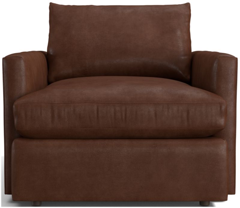 Lounge Deep Leather Chair - image 0 of 2