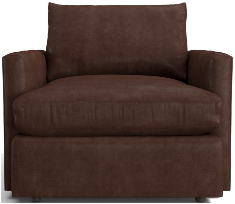 Lounge Deep Leather Chair - image 0 of 2