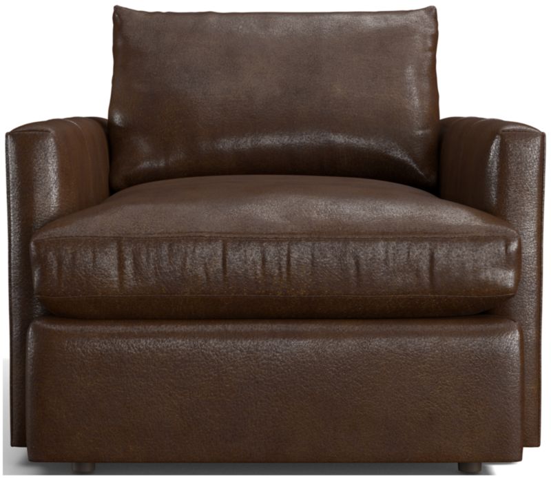 Lounge Deep Leather Chair - image 0 of 2