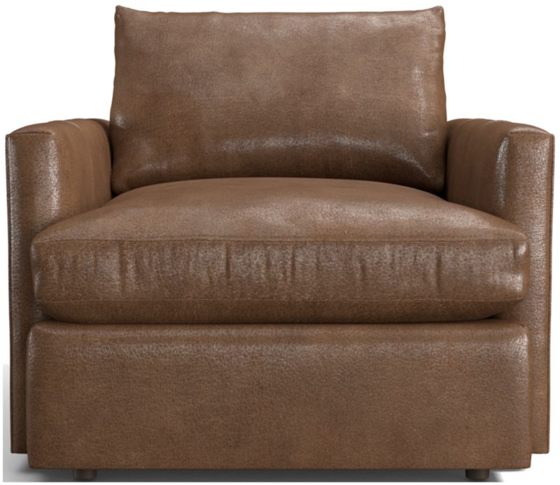 Lounge Deep Leather Chair - image 0 of 2