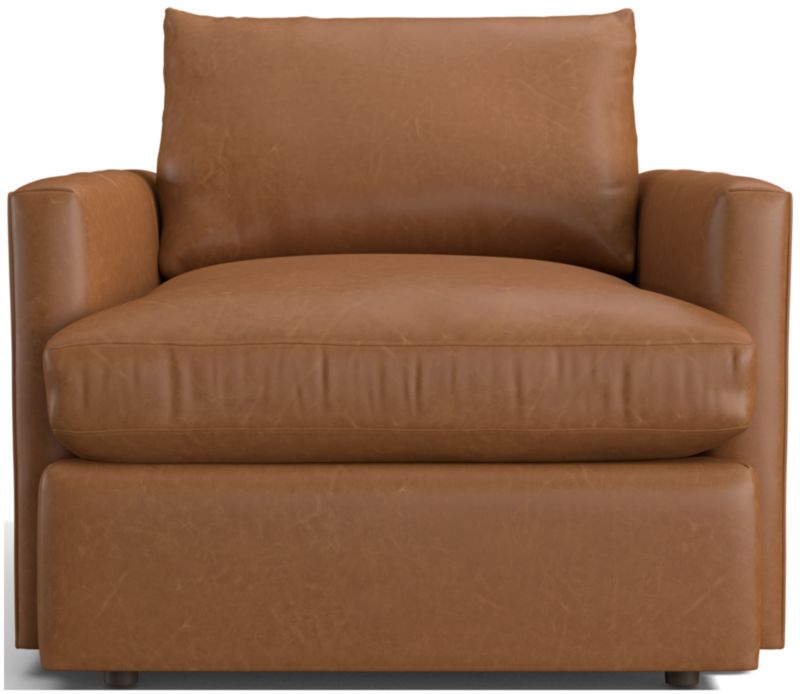 Lounge Deep Leather Chair - image 0 of 2