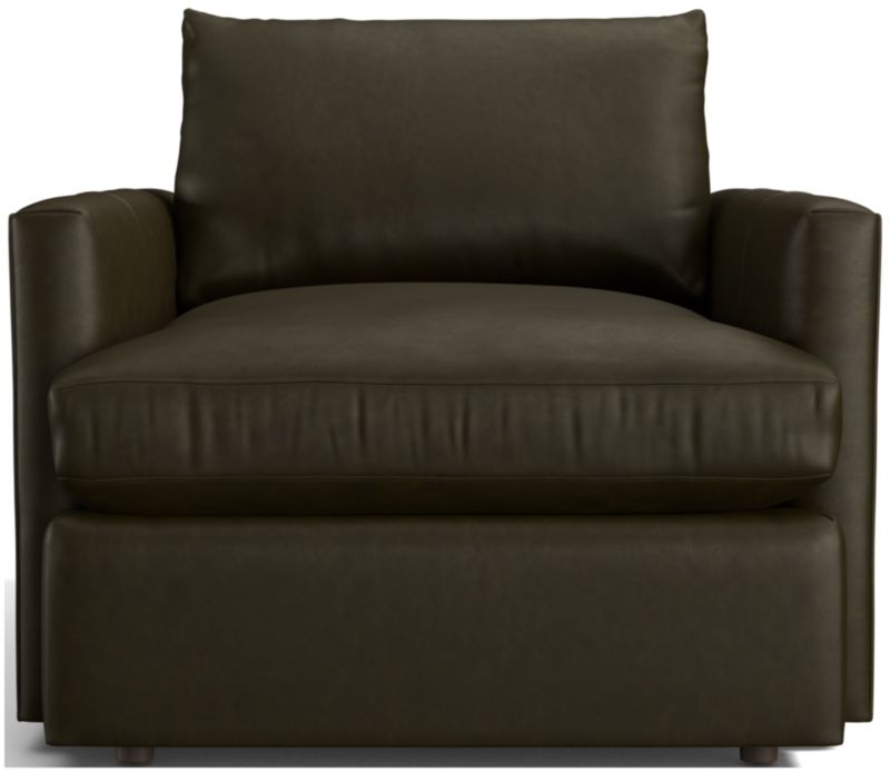 Lounge Deep Leather Chair - image 0 of 2