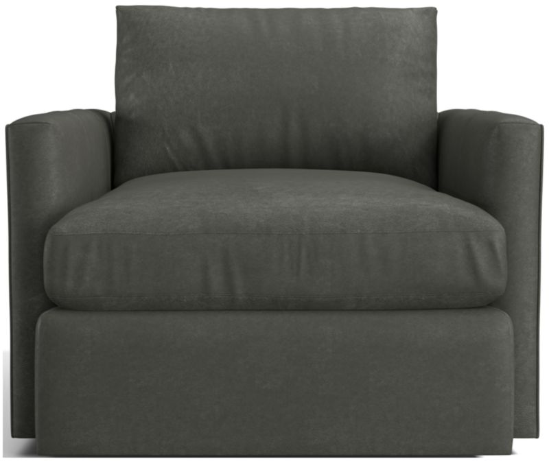 Lounge Deep Leather Swivel Chair - image 0 of 3