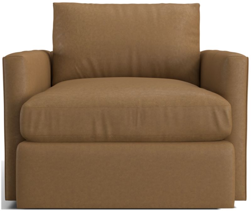 Lounge Deep Leather Swivel Chair - image 0 of 3