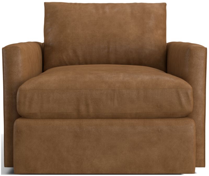 Lounge Deep Leather Swivel Chair - image 0 of 2