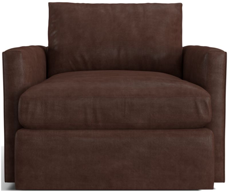 Lounge Deep Leather Swivel Chair - image 0 of 2