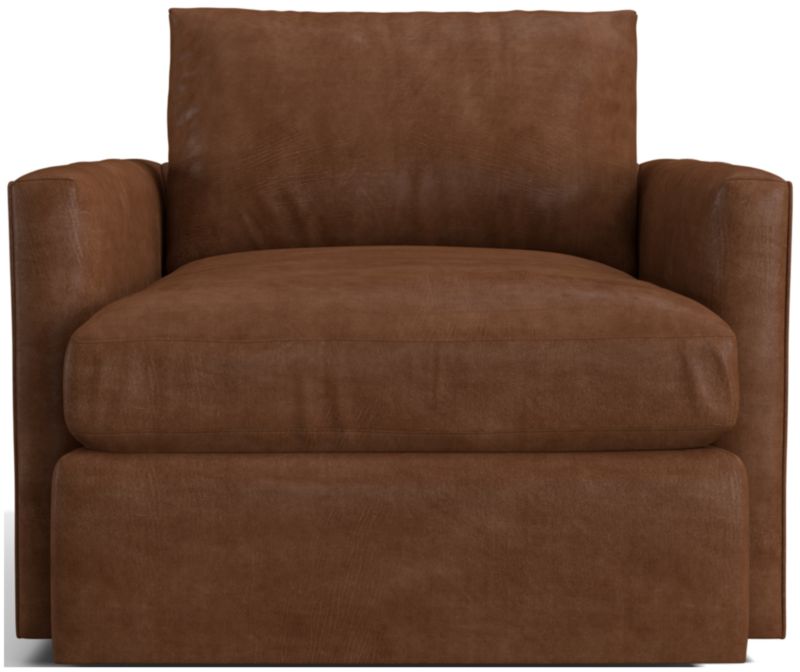 Lounge Deep Leather Swivel Chair - image 0 of 2