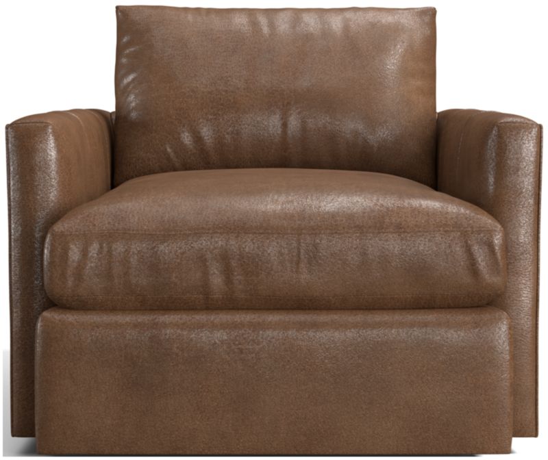 Lounge Deep Leather Swivel Chair - image 0 of 2