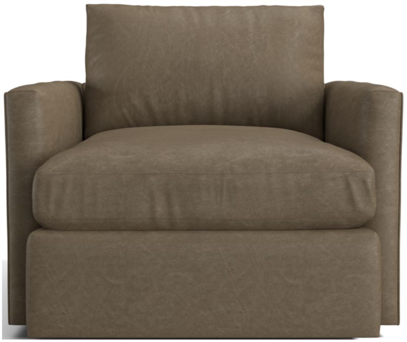 Lounge Deep Leather Swivel Chair - image 0 of 2