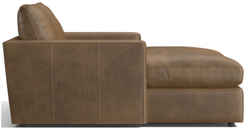 Lounge Deep Leather Chaise Lounge Deep - image 0 of 2