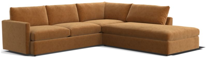 Lounge 2-Piece Right-Arm Bumper Sectional Sofa - image 0 of 14