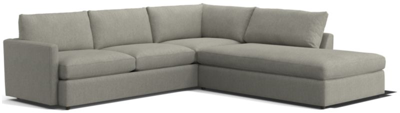 Lounge 2-Piece Right-Arm Bumper Sectional Sofa - image 0 of 11