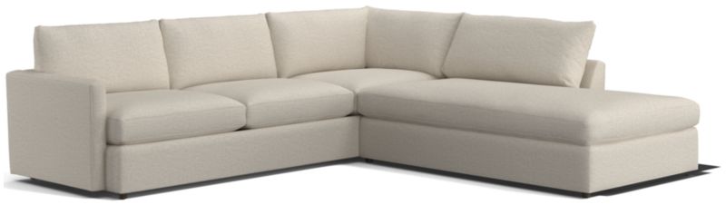 Lounge 2-Piece Right-Arm Bumper Sectional Sofa - image 0 of 11