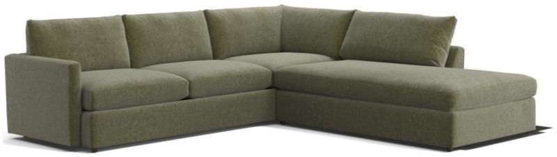 Lounge 2-Piece Right-Arm Bumper Sectional Sofa - image 0 of 11