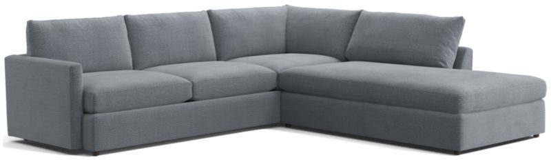 Lounge 2-Piece Right-Arm Bumper Sectional Sofa - image 0 of 12