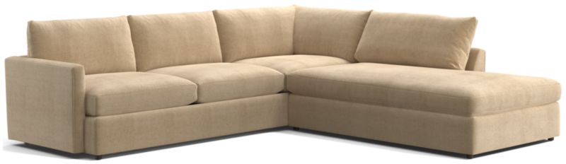 Lounge 2-Piece Right-Arm Bumper Sectional Sofa - image 0 of 11