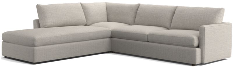 Lounge 3-Piece Left-Arm Bumper Sectional Sofa - image 0 of 16