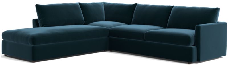 Lounge 3-Piece Left-Arm Bumper Sectional Sofa - image 0 of 11