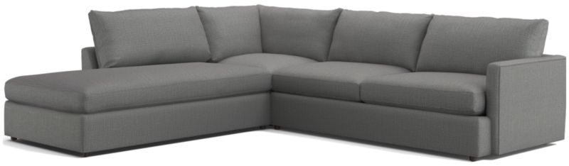 Lounge 3-Piece Left-Arm Bumper Sectional Sofa - image 0 of 11