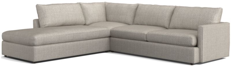 Lounge 3-Piece Left-Arm Bumper Sectional Sofa - image 0 of 11