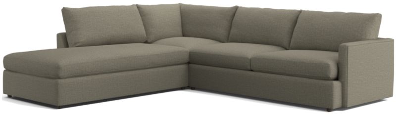 Lounge 3-Piece Left-Arm Bumper Sectional Sofa - image 0 of 11