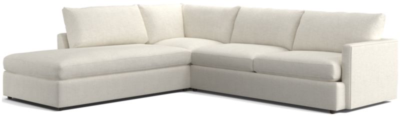 Lounge 3-Piece Left-Arm Bumper Sectional Sofa - image 0 of 11