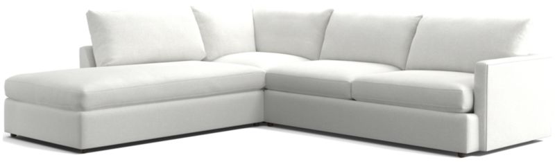 Lounge 3-Piece Left-Arm Bumper Sectional Sofa - image 0 of 11