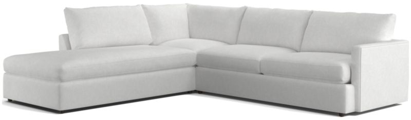 Lounge 3-Piece Left-Arm Bumper Sectional Sofa - image 0 of 16