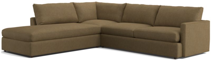 Lounge 3-Piece Left-Arm Bumper Sectional Sofa - image 0 of 16