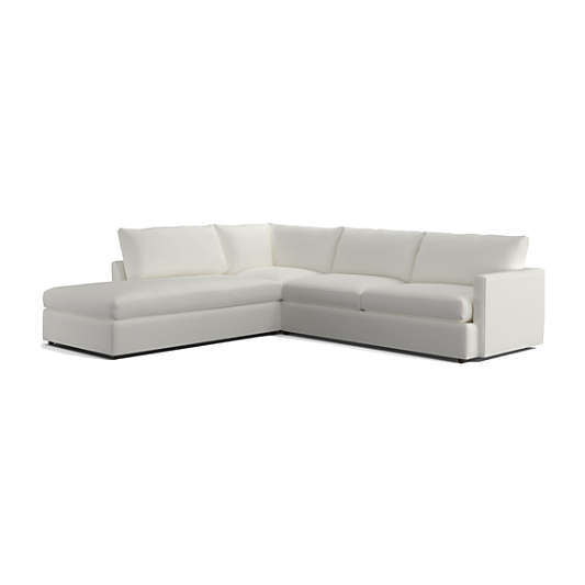 Lounge 3-Piece Left-Arm Bumper Sectional Sofa