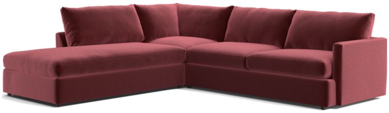 Lounge 3-Piece Left-Arm Bumper Sectional Sofa - image 0 of 11