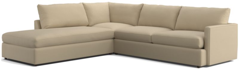 Lounge 3-Piece Left-Arm Bumper Sectional Sofa - image 0 of 13