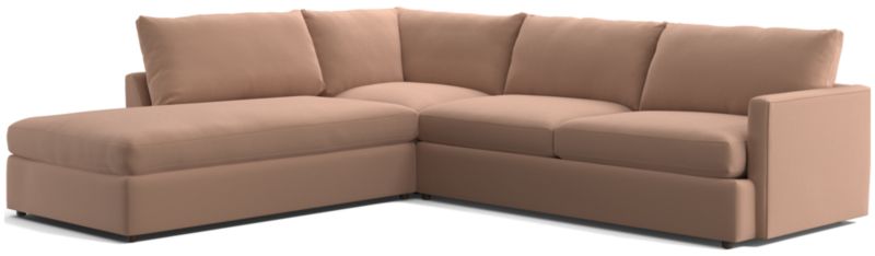 Lounge 3-Piece Left-Arm Bumper Sectional Sofa - image 0 of 11