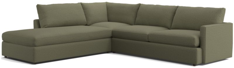 Lounge 3-Piece Left-Arm Bumper Sectional Sofa - image 0 of 11