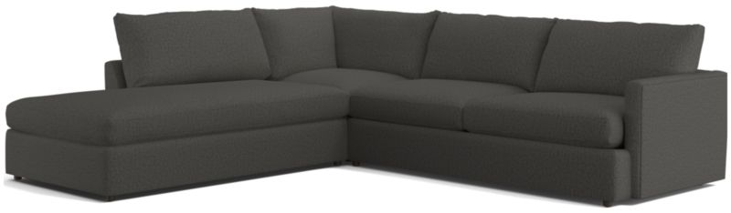 Lounge 3-Piece Left-Arm Bumper Sectional Sofa - image 0 of 11