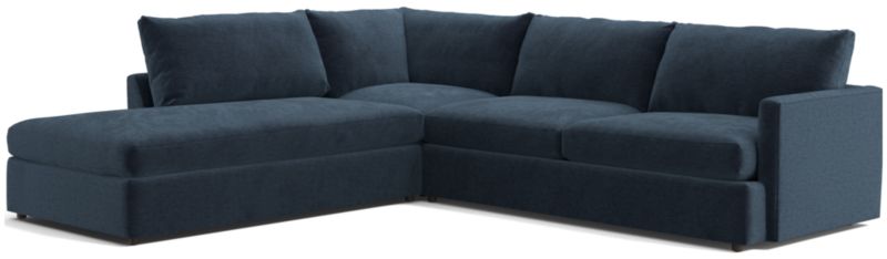 Lounge 3-Piece Left-Arm Bumper Sectional Sofa - image 0 of 13