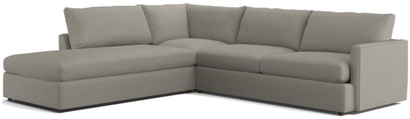 Lounge 3-Piece Left-Arm Bumper Sectional Sofa - image 0 of 11