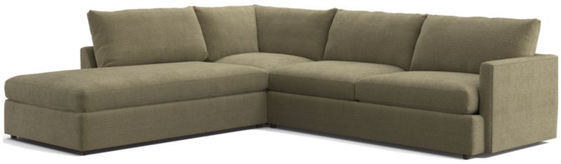 Lounge 3-Piece Left-Arm Bumper Sectional Sofa - image 0 of 12