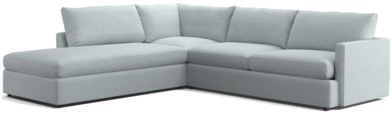 Lounge 3-Piece Left-Arm Bumper Sectional Sofa - image 0 of 12