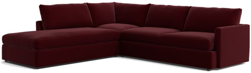 Lounge 3-Piece Left-Arm Bumper Sectional Sofa - image 0 of 11