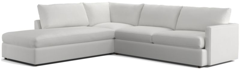 Lounge 3-Piece Left-Arm Bumper Sectional Sofa - image 0 of 12