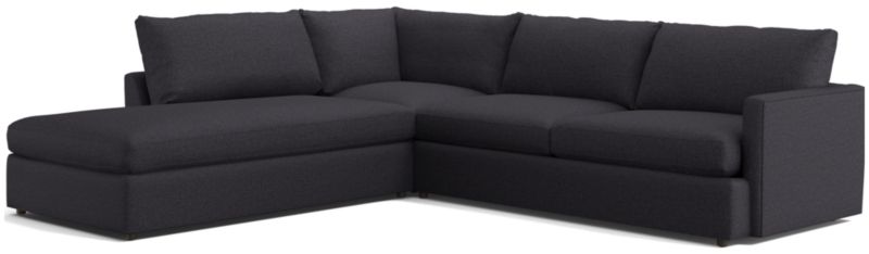 Lounge 3-Piece Left-Arm Bumper Sectional Sofa - image 0 of 12