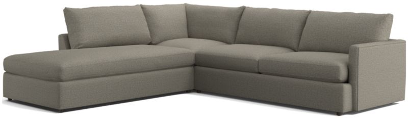 Lounge 3-Piece Left-Arm Bumper Sectional Sofa - image 0 of 12