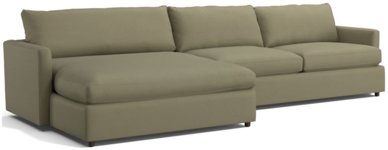 Lounge 2-Piece Left-Arm Extra Wide Chaise Sectional Sofa - image 0 of 12