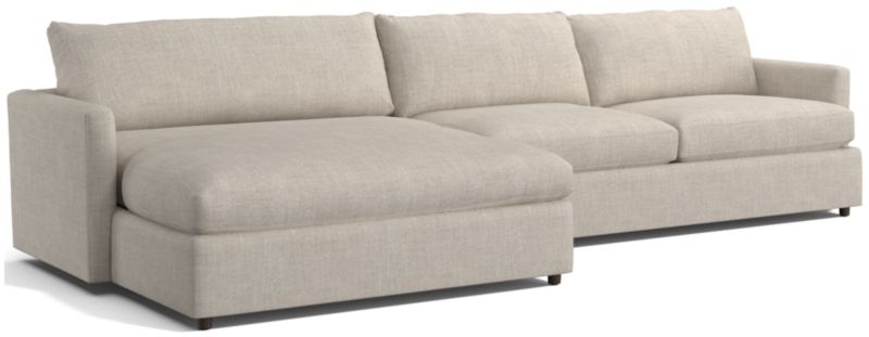 Lounge 2-Piece Left-Arm Extra Wide Chaise Sectional Sofa - image 0 of 12