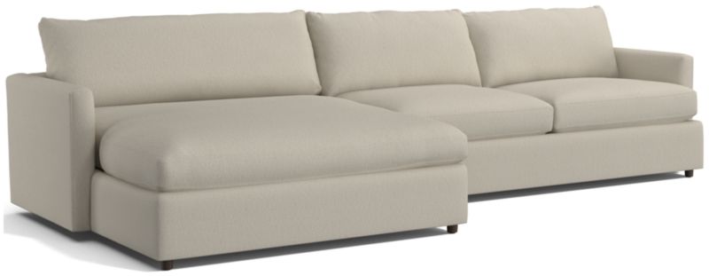 Lounge 2-Piece Left-Arm Extra Wide Chaise Sectional Sofa - image 0 of 12