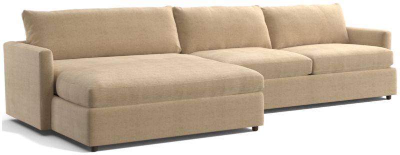 Lounge 2-Piece Left-Arm Extra Wide Chaise Sectional Sofa - image 0 of 12