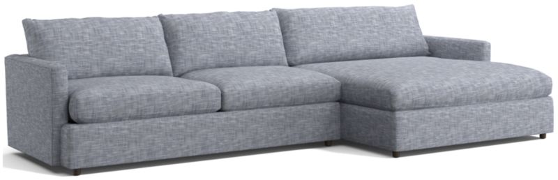 Lounge 2-Piece Right-Arm Extra Wide Chaise Sectional Sofa - image 0 of 11