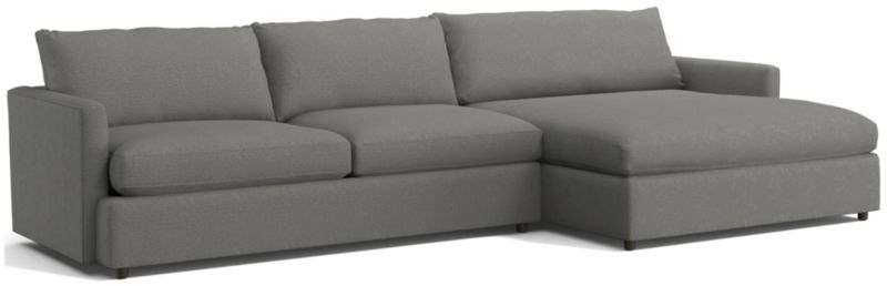 Lounge 2-Piece Right-Arm Extra Wide Chaise Sectional Sofa - image 0 of 11